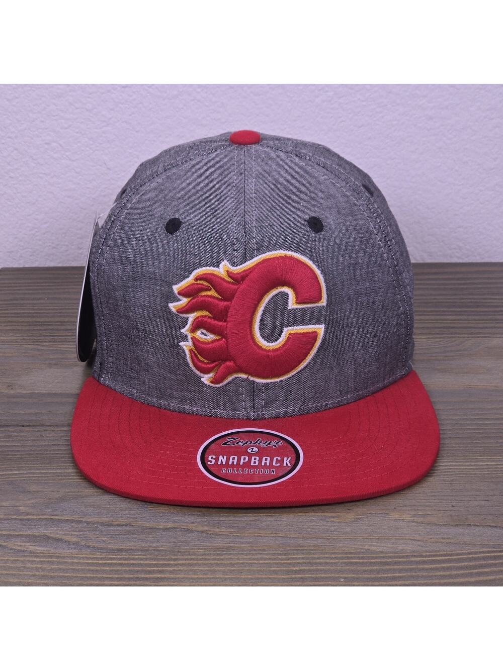 Calgary Flames - Zephyr Brand Snapback - Adult Size- NWT